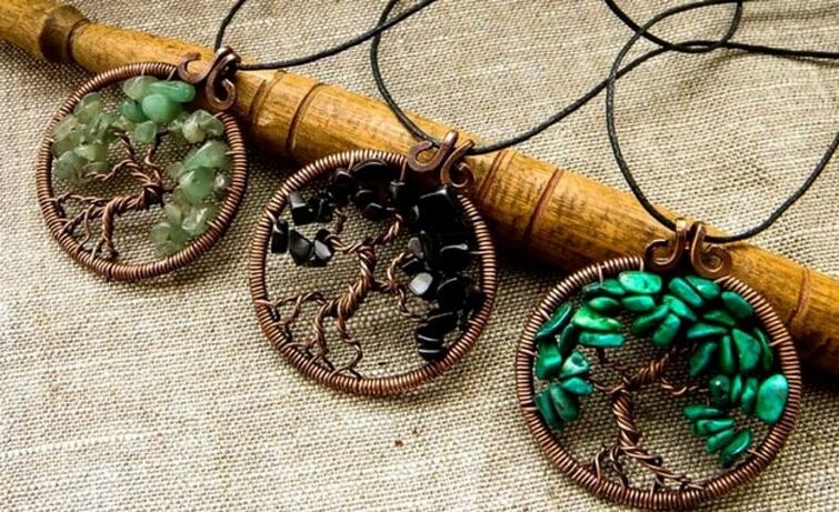 pingentes de amuletos para saúde e boa sorte