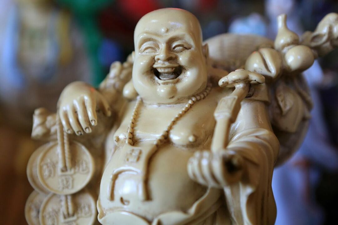 amuleto da saúde e do bem-estar da família - Buda risonho