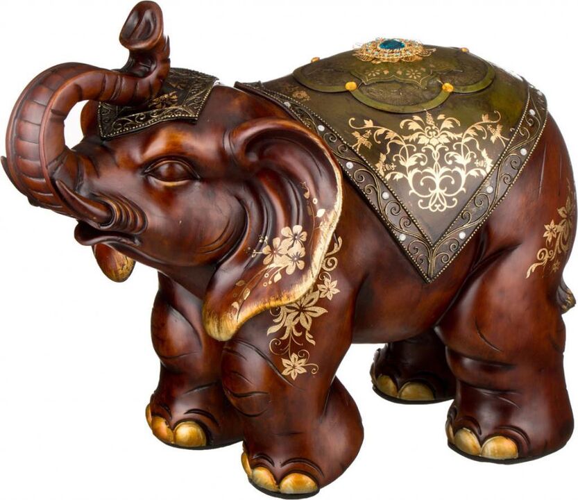 estatueta de elefante como um amuleto de boa sorte