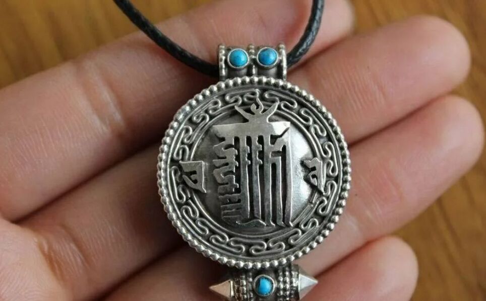 Amuleto tibetano para boa sorte